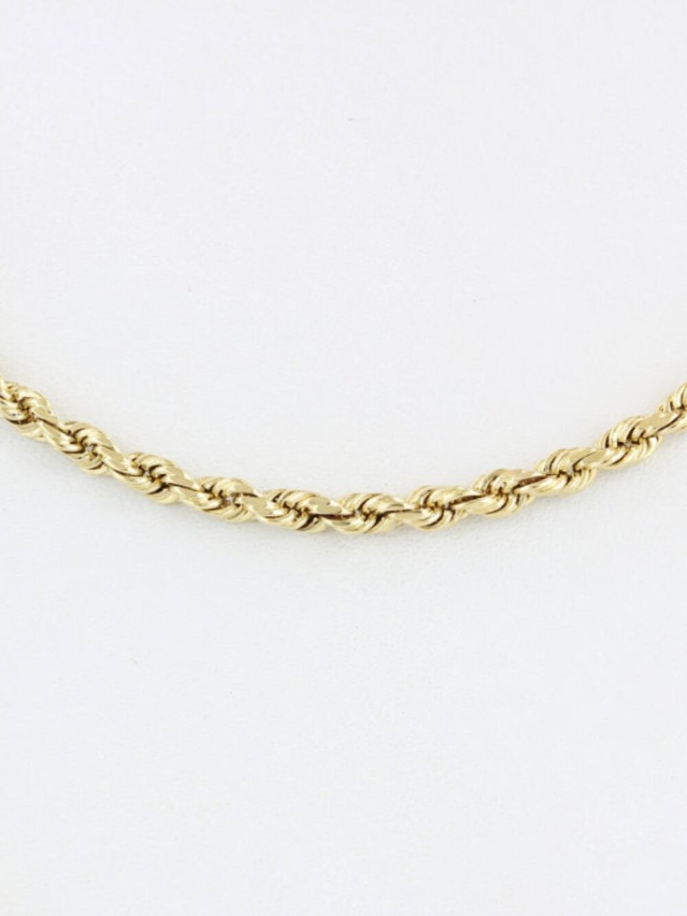 14k Gold Rope Chain Necklace 18 Inch 2mm Men's Women's Real Classic Gift Jewelry